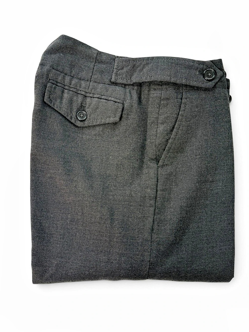 GAP Women’s Size 2 Regular Gray Wide Leg Dress Pants Trouser Button Tab
